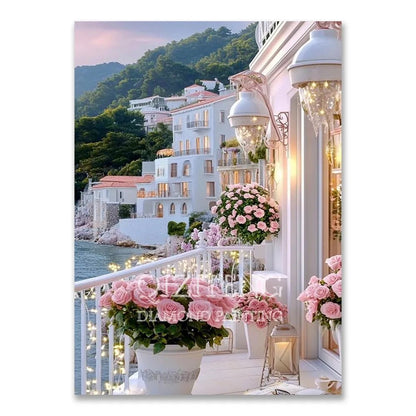 Diamond Painting | Architecture Européenne - Atelier Pièce par Pièce - Puzzle & Art