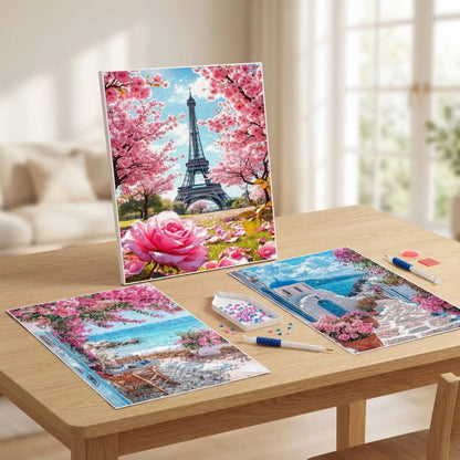 Diamond Painting | Architecture Européenne - Atelier Pièce par Pièce - Puzzle & Art