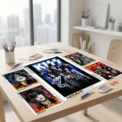Diamond painting | Kiss - Atelier Pièce par Pièce - Puzzle & Art