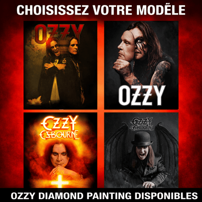 Diamond painting | Ozzy Osbourne - Atelier Pièce par Pièce - Puzzle & Art