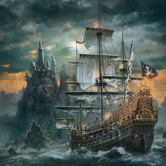 Puzzle adulte | Bateau Pirate - Atelier Pièce par Pièce - Puzzle & Art