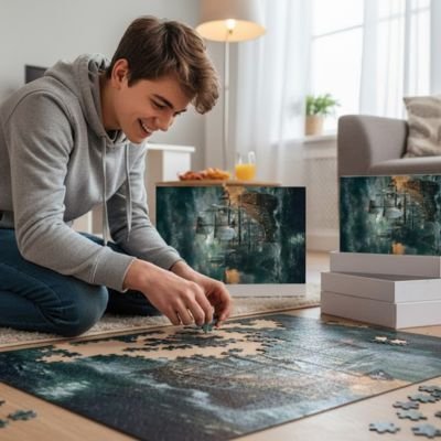 Puzzle adulte moment de détente