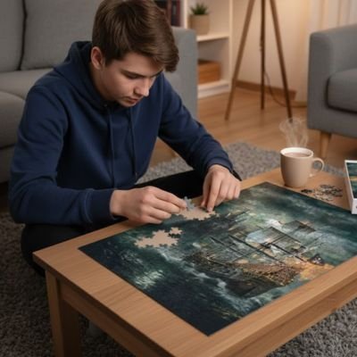 Puzzle adulte premium moment de détente pour relaxer